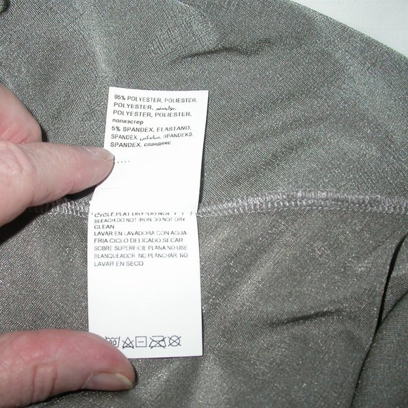 Silver Taupe Blouse - Picture 4 of 4